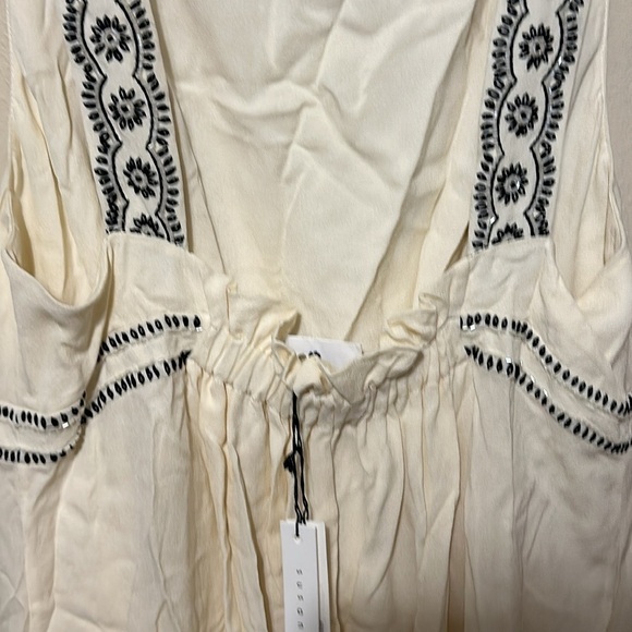 Susana Monaco silk beaded dress Size 8 NWT - Picture 7 of 10